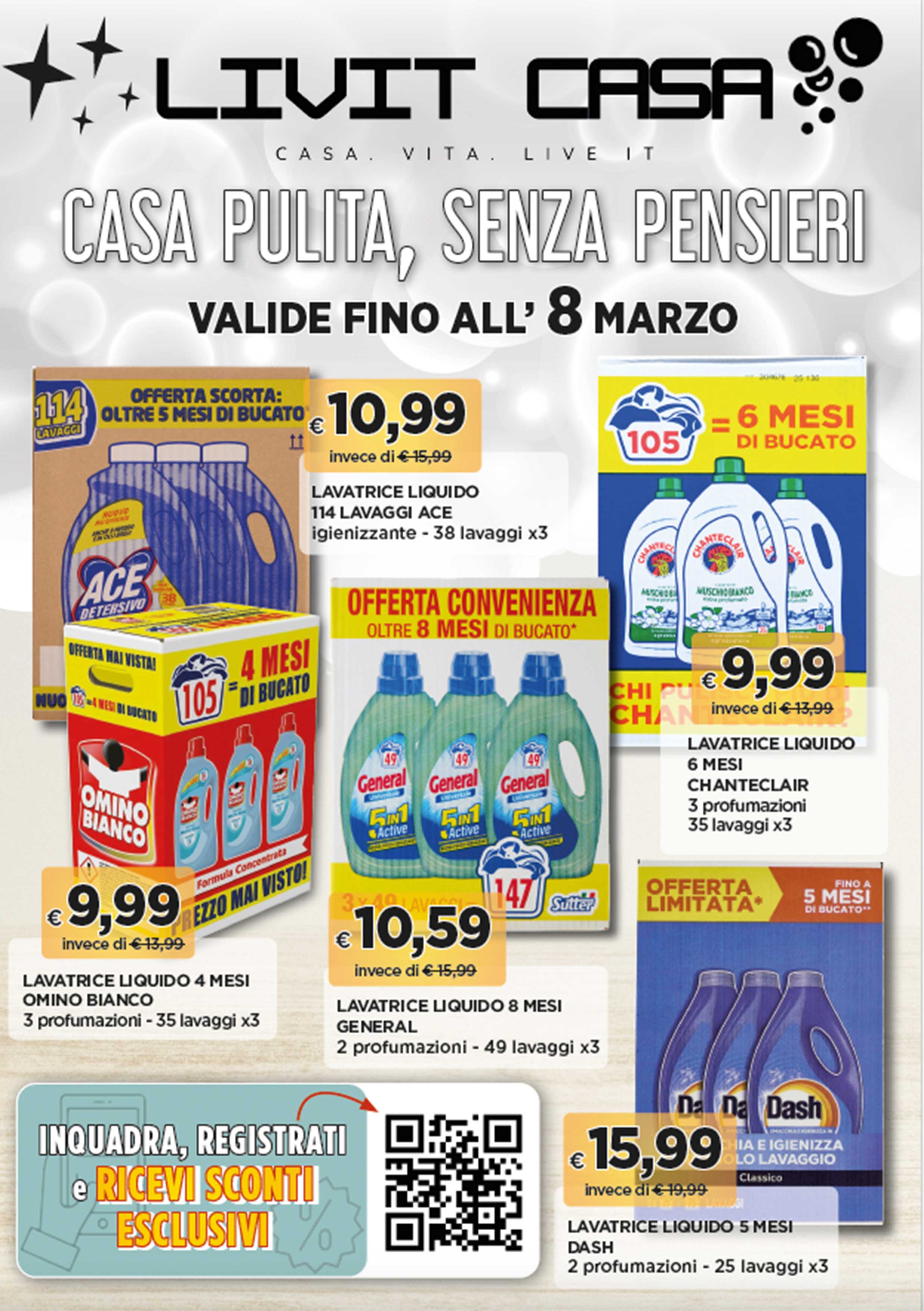 casa pulita, senza pensieri