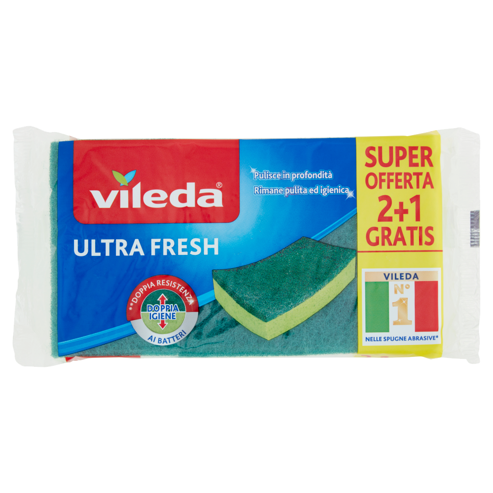 spugna ultra fresh vileda classica 2+1 –